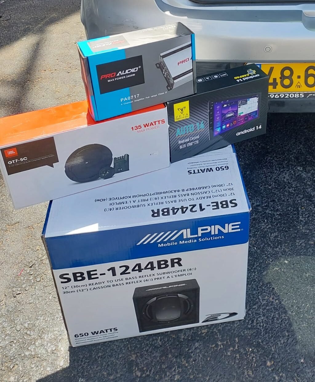 קואקסיאל או קומפוננט - רמקולים לרכב