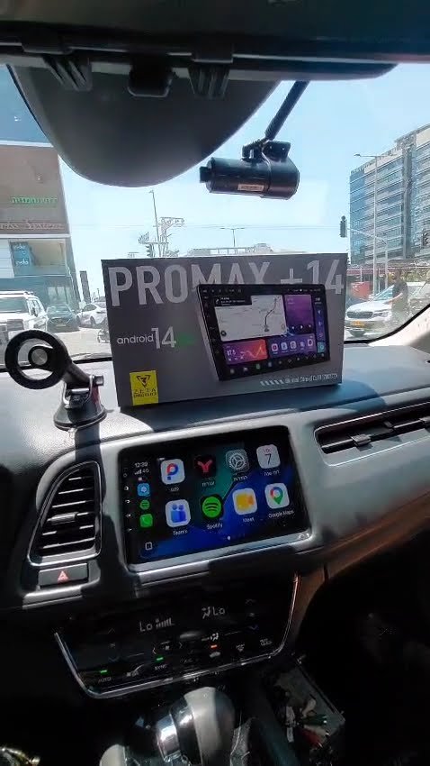 התקנת מסך אנדרואיד זטה פרומקס 14 פלוס בהונדה HRV 2021